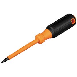 Klein Tools 6884INS Insulated Screwdriver,  1 Square Tip, 4 Inch Shank
