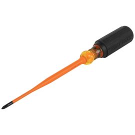 Klein Tools 6956INS Slim Tip 1000V Insulated Screwdriver, 1 Phillips, 6 Inch
