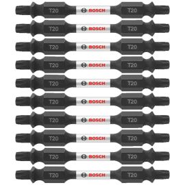 Bosch ITDET2025B Impact Tough 2.5 Inch Torx #20 Double-Ended Bits (Bulk Pack)
