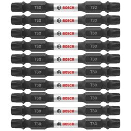 Bosch ITDET3025B Impact Tough 2.5 Inch Torx #30 Double-Ended Bits (Bulk Pack)
