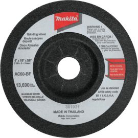 Makita 741404-0CP 4 Flex Wheel, 60 Grit, 10/pk
