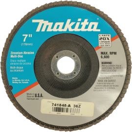 Makita 741848-A 7" Multi Disc, 36 Grit