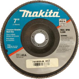 Makita 741850-A 7" Multi Disc, 80 Grit