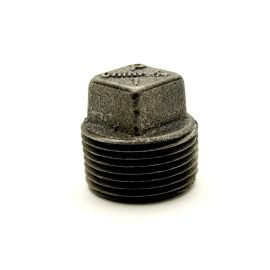 Thrifco 8318096 1-1/2 Inch Black Steel Plug