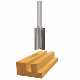 Bosch 85227M 1/2 Inch Carbide Tipped Double Flute Straight Bit