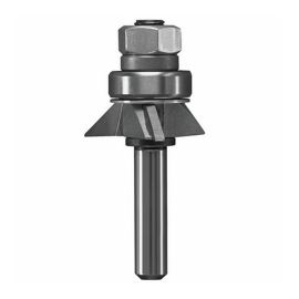 Bosch 85423M 1-3/32 Inch Carbide Tipped Triple Flute Flush & Bevel Laminate Trimmer Assembly