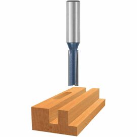 Bosch 85460MC 1/4 Inch Carbide Tipped Double Flute Straight Bit