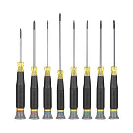 Klein Tools 85617 Precision Screwdriver Set, Slotted, Phillips, and TORX  8 Piece