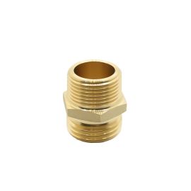 Fire Safe 8612050 4 Inch Male NH/NST x 4 Inch Male NPT Brass HEX Fire Hose / Hydrant Adapter