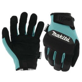 Makita T-04226 100% Genuine Leather-Palm Performance Gloves (Large)