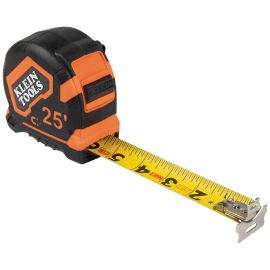 Klein Tools 9225 Tape Measure, 25 Foot Magnetic Double Hook