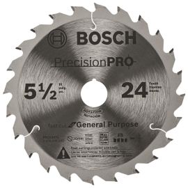 Bosch PRO524TS 5-1/2 In. 24-Tooth Precision Pro Series Track Saw Blade