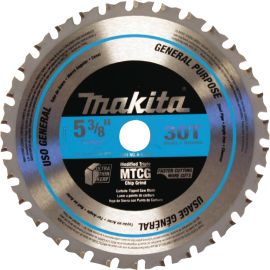 Makita A-95037 5-3/8" 30T Carbide-Tipped Saw Blade, Metal/General Purpose