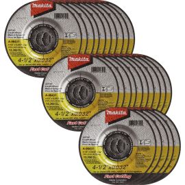 Makita A-96431-25 4-1/2" x .032" x 7/8" Depressed Center Ultra Thin Cut-Off Wheel, Stainless, 25/pk