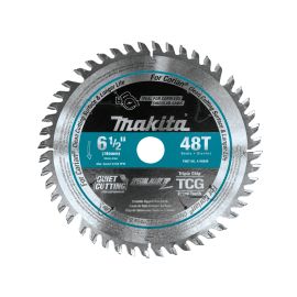 Makita A-98809 6-1/2 Inch 48T Carbide-Tipped Cordless Plunge Saw Blade, Corian