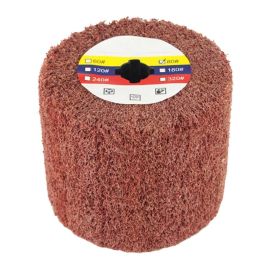 Superior Pads and Abrasives AW-80 Elastic Grain Coated Non Woven Nylon Web Wheel - 80 Grit