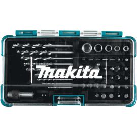 Makita B-36201-10 48 Pc. Metric High Speed Steel Drill Bit, Screw BIt and Socket Set,10/Pk