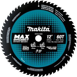 Makita B-66983 12 Inch 60T Carbide-Tipped Max Efficiency Miter Saw Blade