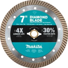 Makita B-69727 7 Inch Diamond Blade, Turbo, General Purpose