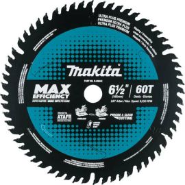 Makita B-69842 6-1/2 Inch 60T Carbide-Tipped Max Efficiency Miter Saw Blade