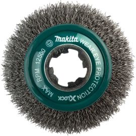 Makita D-73190 X-LOCK 4 Inch Carbon Steel Crimped Wire Bevel Brush
