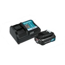 Makita BL1021BDC1 12V max CXT Lithium-Ion Battery and Charger Starter Pack, BL1021B, DC10WD (2.0Ah)