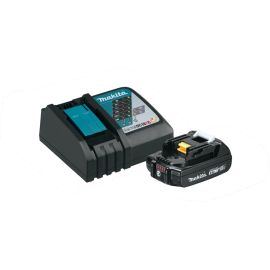 Makita BL1820BDC1 18V Compact Lithium-Ion Battery and Charger Starter Pack, BL1820B, DC18RC (2.0Ah)