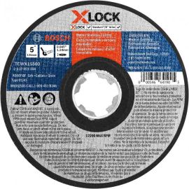 Bosch TCWX1S500 5 Inch x .045 Inch X-LOCK Arbor Type 1A (ISO 41) 60 Grit Fast Metal/Stainless Cutting Abrasive Wheel - 25 Pieces