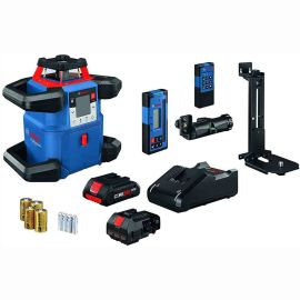 Bosch GRL4000-80CHVK 18V REVOLVE4000 Connected Self-Leveling Horizontal/Vertical Rotary Laser Kit with (1) CORE18V 4.0 Compact Battery