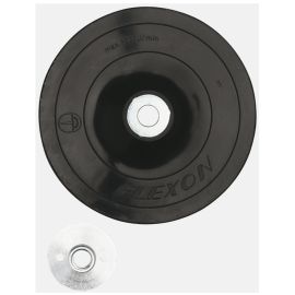 Bosch MG0500 5 Inch Angle Grinder Accessory Rubber Backing Pad with Lock Nut