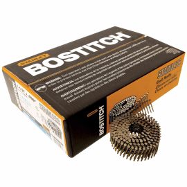 Bostitch C4R90BDSS 1-1/2 Inch x .090 Ring Shank 15 degree Coil Siding Nails 3,600-Qty.