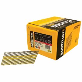 Bostitch RH-S10D131HDG 3 Inch x .131 Smooth Shank 21 degree Plastic Collated Stick Framing Nails 4,000-Qty