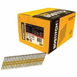 Bostitch RH-S8DR113HDG 2-3/8 Inch x .113 Ring Shank 21 degree Plastic Collated Stick Framing Nails 5,000-Qty