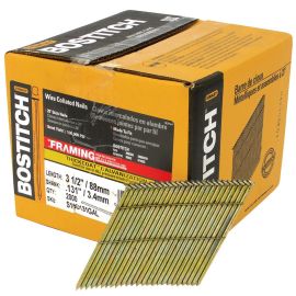 Bostitch S16D131GAL-FH 28 Degree 3-1/2-Inch by .131-Inch Wire Weld Galvanized Framing Nails (2,000 Pack) 