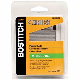 Bostitch SB1620SS 1-1/4 Inch 16-Gauge Straight Finish Nails 1,000-Qty Bulk (10 Pack)