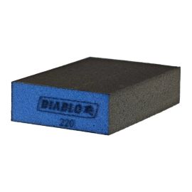 Freud DFBBLOCMFN01G Diablo Flat 220-Grit Sanding Sponge - Blue