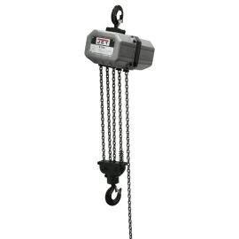 Jet 512000 5SS-1C-20, 5-Ton Electric Chain Hoist 1-Phase 20 Foot Lift