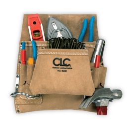 Custom LeatherCraft I823X 8 Pocket Carpenter`s Nail & Tool Bag