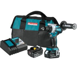 Makita XFD14T 18V LXT Lithium-Ion Brushless Cordless 1/2 inch Driver-Drill Kit (5.0Ah)