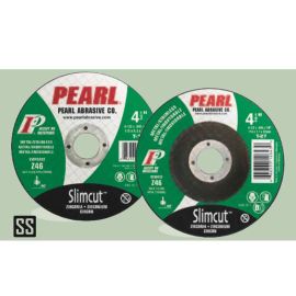 Pearl Abrasiv CW4532Z 4-1/2 x .045 x 7/8 Slimcut™ Zirconia T-1 Thin Cut-Off Wheels For Metal/Stainless Steel, Z46