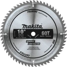 Makita D-65464 10 Inch 60T Micro-Polished Miter Saw Blade, Smooth Crosscutting