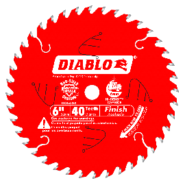 Freud D0640X Diablo 6 Inch 40 Tooth ATB Trim Saw Blade
