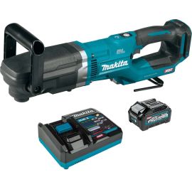 Makita GAD02M1 40V max XGT® Brushless Cordless 7/16 Inch Hex Right Angle Drill Kit, with one battery (4.0Ah)