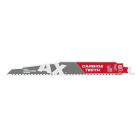 Milwaukee 48-00-8526  9 Inch 5 TPI The AX(TM) with Carbide Teeth SAWZALL(R) Blade - 1PK