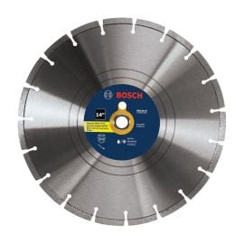 Bosch DB1441C 14 Inch Premium Segmented Rim Diamond Blade for Universal Rough Cuts - 3 Pieces