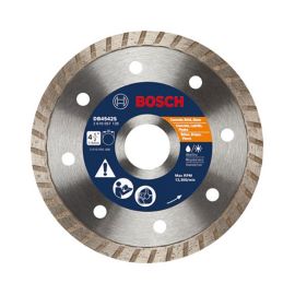 Bosch DB4542S 4-1/2 In. Standard Turbo Rim Diamond Blade for Smooth Cuts