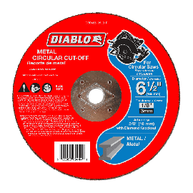 Freud DBD065125L01F Diablo 6-Clrx x 1/8 Inch x 5/8 Inch Metal Circular Cut Off