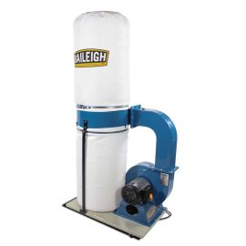 Baileigh DC-1650B 2HP 220V 1Ph Bag Style Dust Collector, 1650 CFM, 30 Micron Upper and Lower Bags