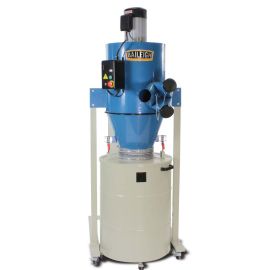 Baileigh DC-2100C 3HP 220V 1Ph Cyclone Style Dust Collector, 2111 CFM, 63 Gallon Drum