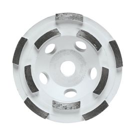 Bosch DC410HD 4 Inch Double Row Segmented Diamond Cup Wheel - 3 Pieces